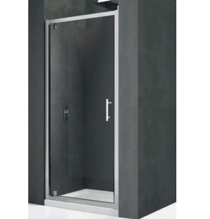 Двері душова Novellini Kali G 76-82x195h профіль срібло прозоре скло KALIG76-1B