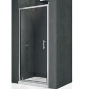 Двері душова Novellini Kali G 76-82x195h профіль срібло прозоре скло KALIG76-1B