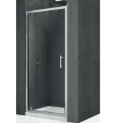 Двері душова Novellini Kali G 76-82x195h профіль срібло прозоре скло KALIG76-1B