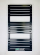 Электрический полотенцесушитель Terma Quadrus Slim 45х87 см чёрный матовый WLQUS087045/9005/ONE