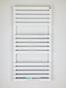 Електричний полотенцесушитель Terma Quadrus Slim 45х87 см білий матовий WLQUS087045 / 9016 / ONE