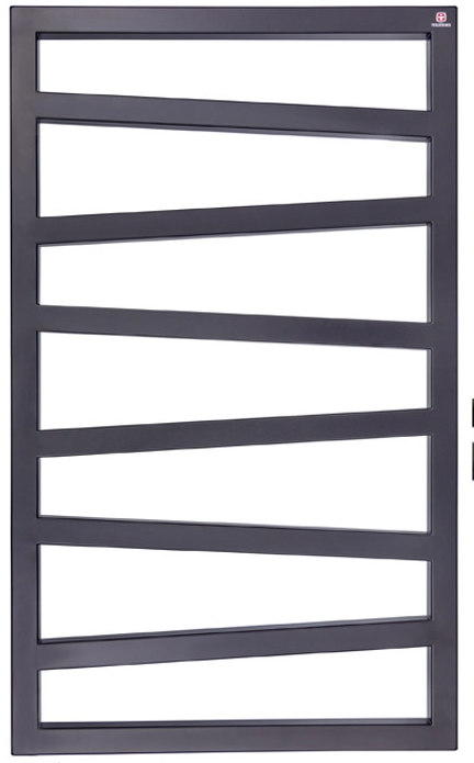 Электрический полотенцесушитель Terma ZigZag 50х83,5 см чёрный матовый WLZIG083050/9005/ONE