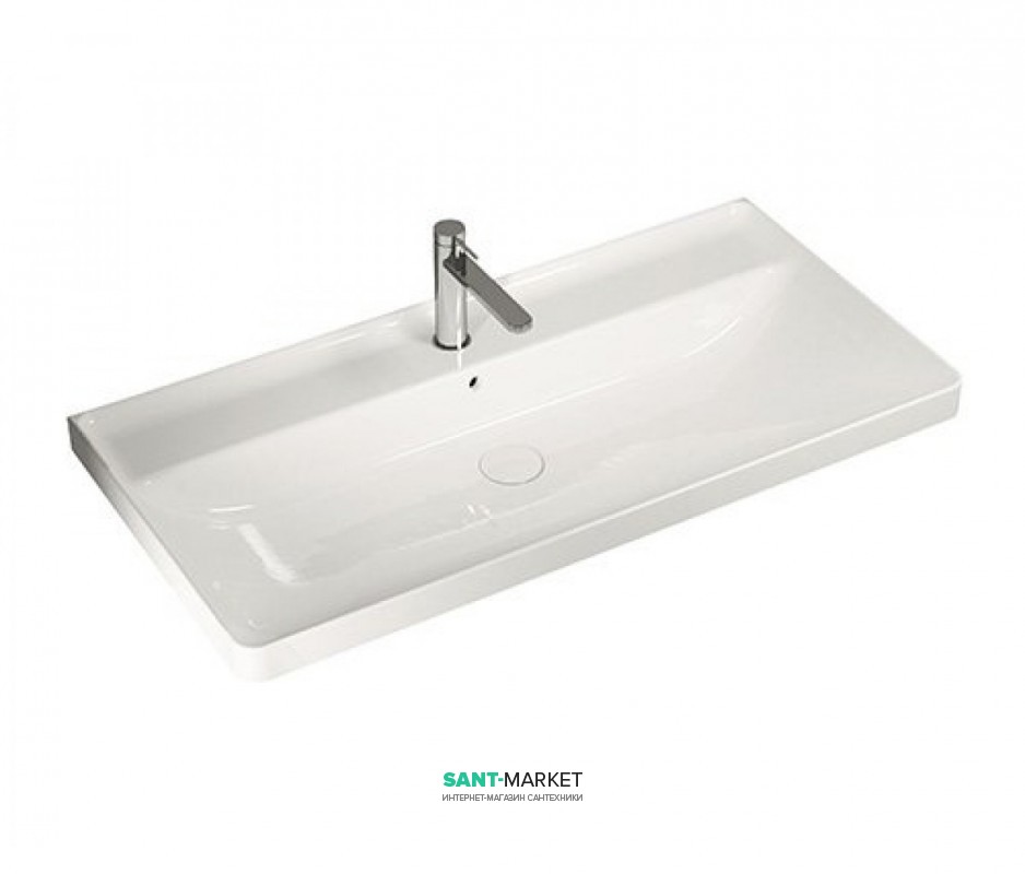 Раковина для ванной Hatria Canalgrande подвесная/накладная 100х50 см белый Y1EL01