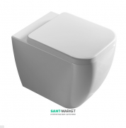 Унитаз подвесной Hatria Bianco с сидением с крышкой Soft Close белый Y1X401 + Y1VB01