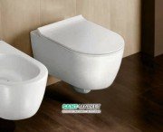 Унітаз підвісний Hatria Fusion з сидінням з кришкою Soft Close YXGQ + Y1X001