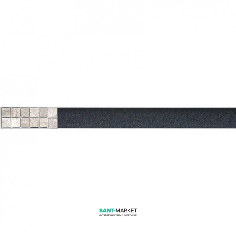Решетка для водоотводящего желоба AlcaPlast Tile 850 мм пoд плитку TILE-850