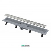 Водосточный желоб AlcaPlast APZ10 750 мм Simple нержавеющая сталь APZ10-750M