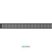 Решітка для водовідвідного жолоба AlcaPlast Pure 750 мм чорний матовий PURE-750BLACK