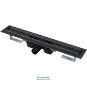 Ринва AlcaPlast APZ1 750 мм чорний матовий APZ1BLACK-750