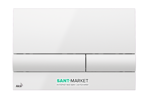 Кнопка управління AlcaPlast для прихованих систем інсталяції білий M1710