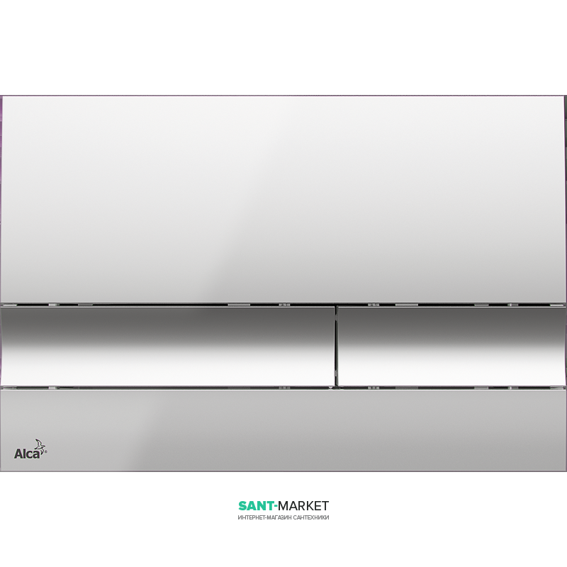 Кнопка управління AlcaPlast для прихованих систем інсталяції хром глянсовий M1721