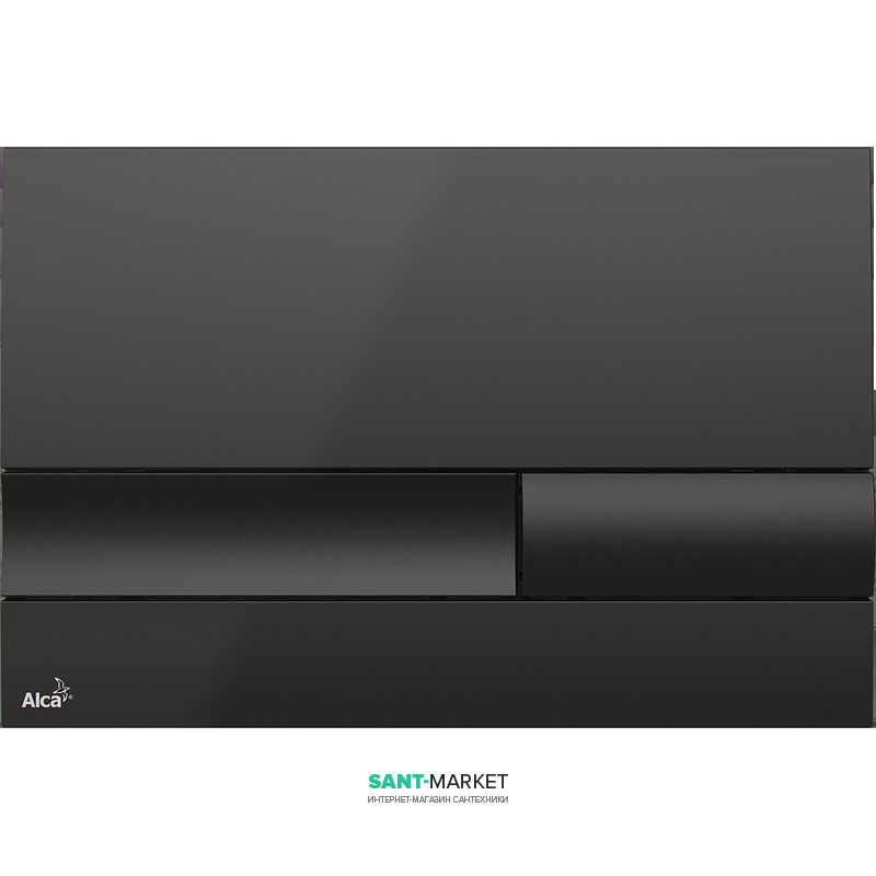 Кнопка управления AlcaPlast для скрытых систем инсталляции черный M1738