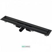 Водосточный желоб AlcaPlast APZ101 550 мм чёрный матовый APZ101BLACK-550