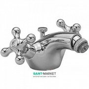 Змішувач для біде Tres Clasic-Tres врізний двовентильний хром 137120