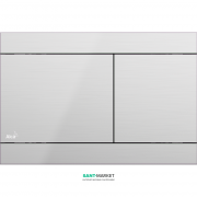 Кнопка управления AlcaPlast Flat Fun Inox для скрытых систем инсталляций FUN-INOX