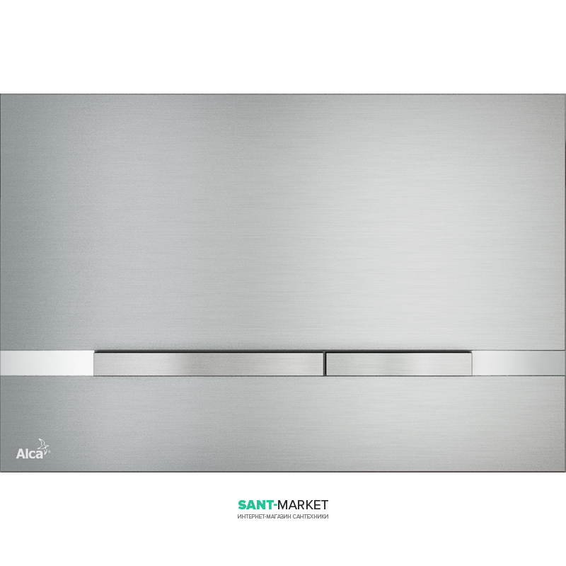 Кнопка управління AlcaPlast Flat Stripe Alunox матовий / глянсовий STRIPE ALUNOX