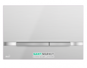 Кнопка управления AlcaPlast Flat Stripe Inox для скрытых систем инсталляций STRIPE-INOX