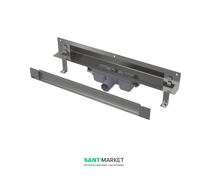 Ринва AlcaPlast APZ5 SPA-Twin 950 мм з гратами APZ5-TWIN-950