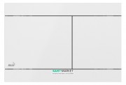 Кнопка управління AlcaPlast Flat Fun White для прихованих систем інсталяцій FUN-WHITE