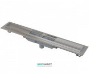 Водосточный желоб AlcaPlast APZ1107 Floor Low 750 мм с решеткой APZ1107-FLOOR-750