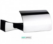 Держатель для туалетной бумаги Sonia S7 с крышкой латунь хром 131853