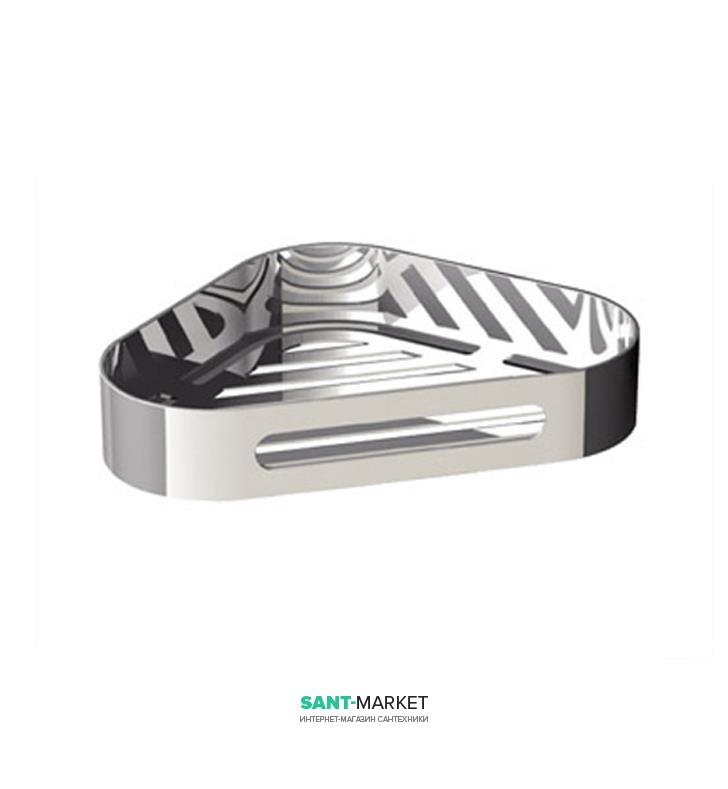 Полочка для душевой кабины Sonia S5 угловая нержавеющая сталь хром 141517