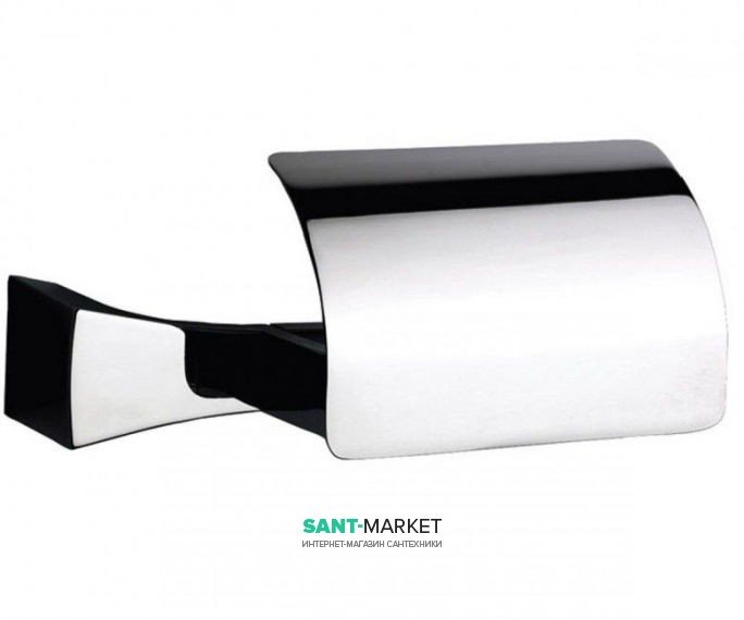 Держатель для туалетной бумаги Sonia S7 с крышкой латунь хром 131853