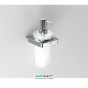 Диспенсер для жидкого мыла Sonia S6 настенный хром/белый 161010