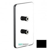 Клейка кріпильна пластина Sonia S6 Black латунь чорний 168217