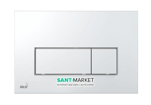 Кнопка управління AlcaPlast Thin для прихованих систем інсталяцій хром глянсовий M571