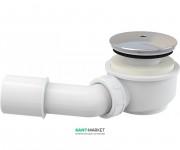 Сифон для душевого поддонa AlcaPlast Ø60 мм заниженный A471CR-60