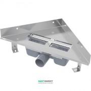 Ринва AlcaPlast ARZ-3 Triangle кутовий з гратами ARZ-3-TRIANGLE