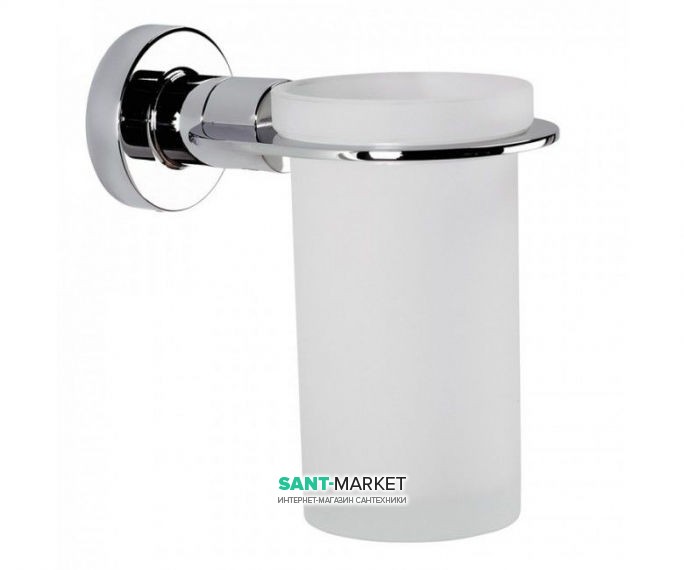 Cтакан для зубних щіток Sonia Tecno Project настінний білий / хром 116935