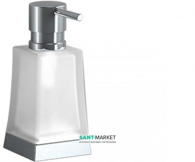Диспенсер для жидкого мыла Sonia S7 настенный хром/белый 131945