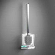 Ершик для унитаза Sonia S8 настенный хром/белый 161867