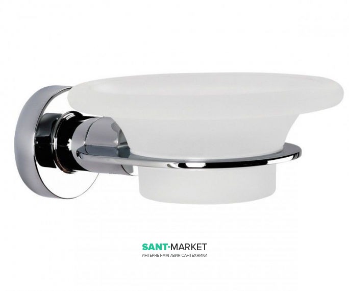 Мыльница для ванной Sonia Tecno Project настенная хром/белый 117048