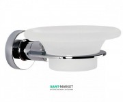 Мыльница для ванной Sonia Tecno Project настенная хром/белый 117048