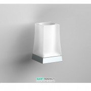 Склянка для зубних щіток Sonia S7 настінний білий/хром 131761