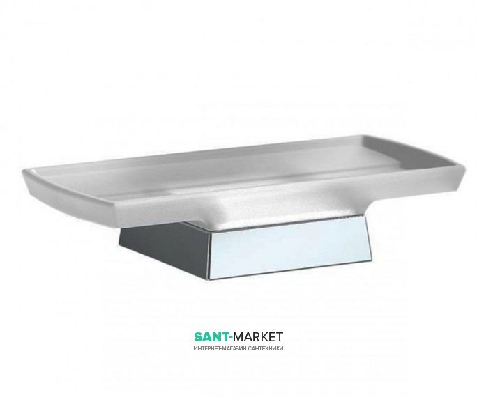 Мыльница для ванной Sonia S7 настенная белый/хром 131792