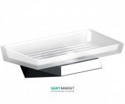 Мыльница для ванной Sonia S8 настенная белый/хром 161829