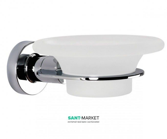 Мильниця для ванною Sonia Tecno Project настінна хром / білий 117048