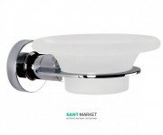 Мильниця для ванною Sonia Tecno Project настінна хром / білий 117048