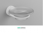 Мыльница для ванной Sonia Tecno Project White настенная белый 166145