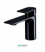 Смеситель для раковины Treemme Ran однорычажный матовый черный 2210NN