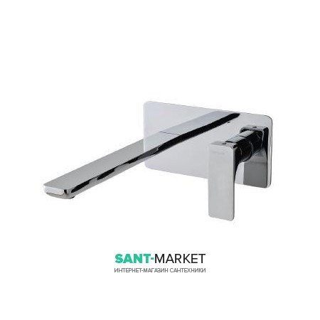 Змішувач для раковини Treemme Hask вбудовується настінний хром 6AA6CC03