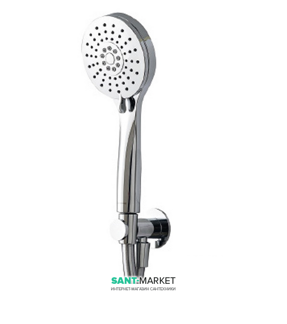Ручной душ на держателе Treemme Hask со шлангом хром 2705CC75