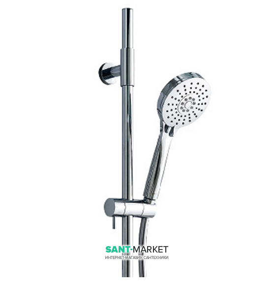 Ручной душ на штанге Treemme Hask со шлангом хром 6595СС