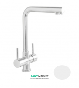 Змішувач для кухні Treemme Kitchen-Design під фільтр матовий білий 5503BB