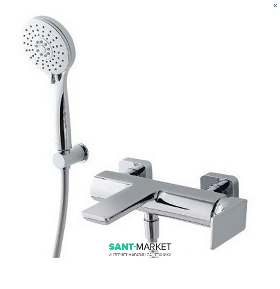Змішувач для ванни Treemme Hask змішувач з ручним душем хром 6A00CC