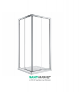 Душевая кабина Kolo Geo 90x90 стекло прозрачное профиль серебряный блеск 560.122.00.3